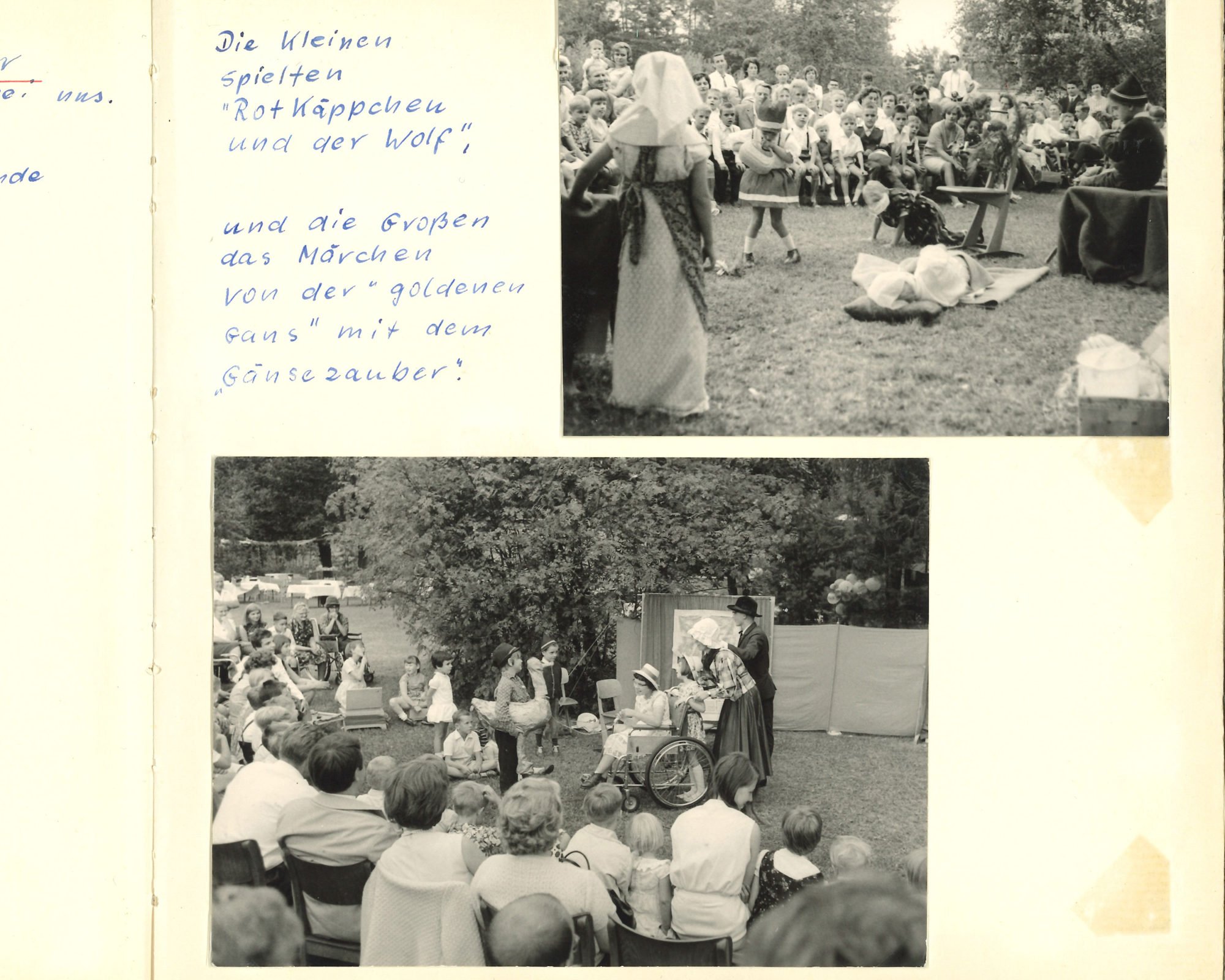 Scan einer Seite des Gästebuches