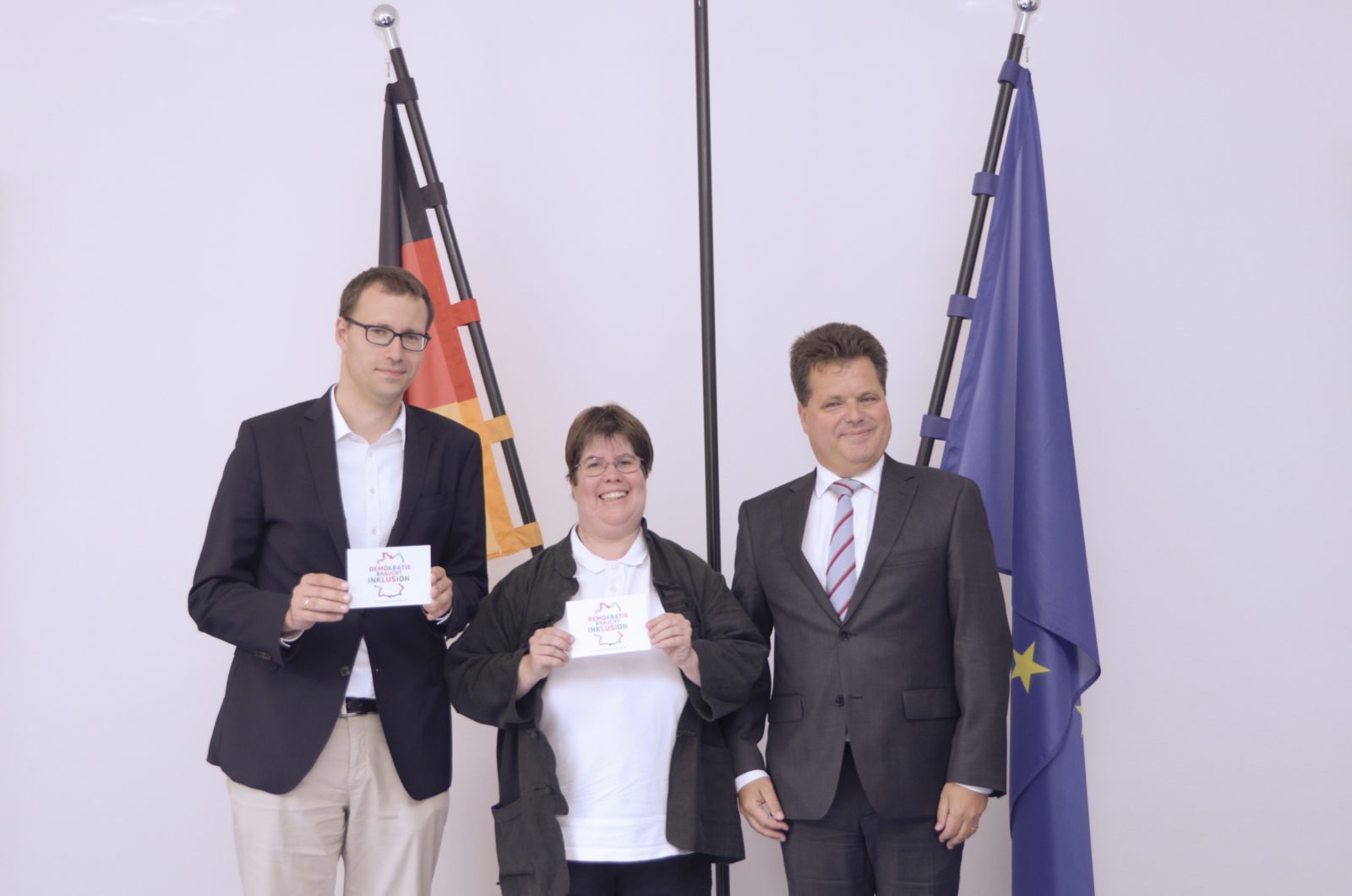 Dr. Sebastian Weinert, Anke Köhler und Jürgen Dusel