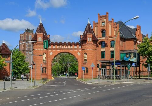Blick auf die Borsigwerke in Tegel im Bezirk Reinickendorf