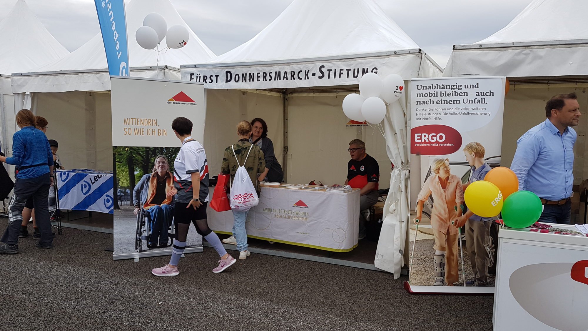 Der Stand der FDST beim Inklusionslauf 2019