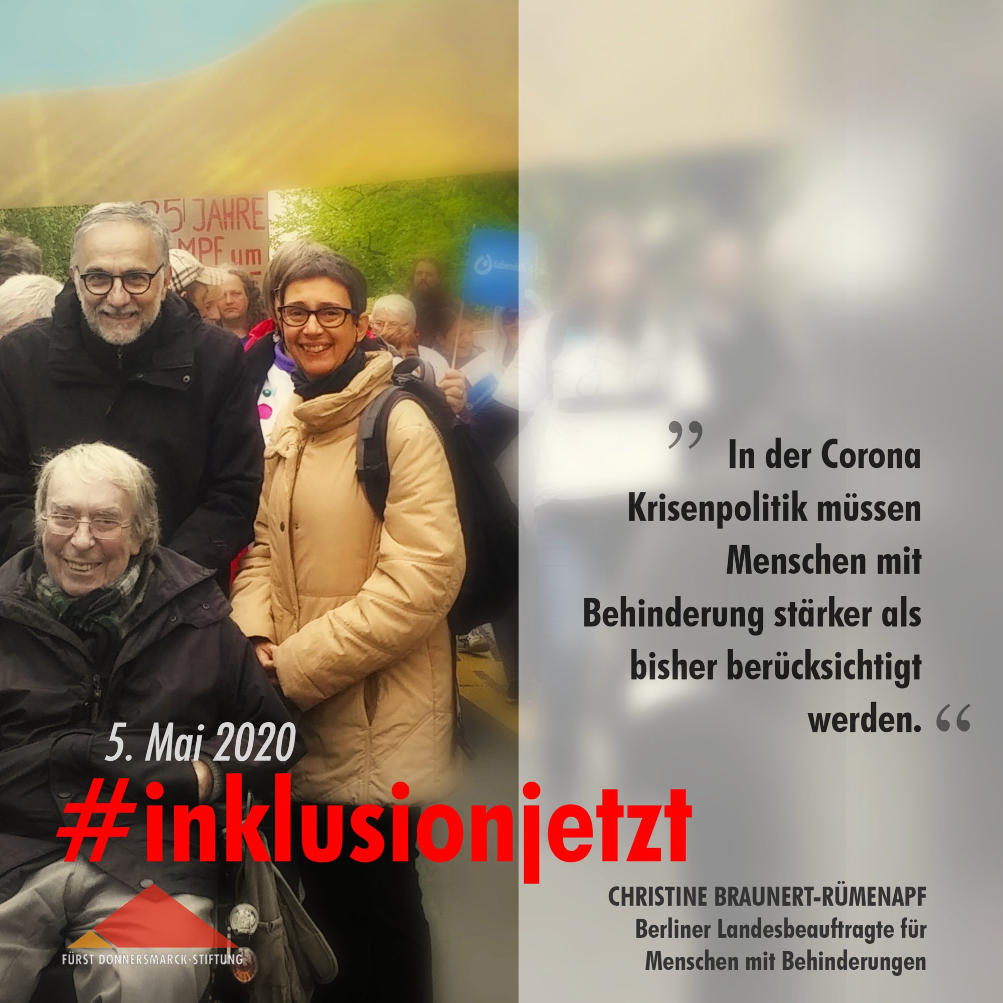 Text: Behinderung stärker als bisher berücksichtigt werden.