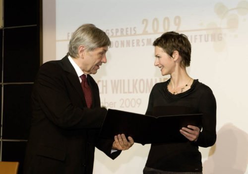 Ulrike Frank bei der Forschungspreisverleihung